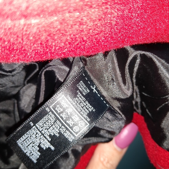 Forever 21 Peacoat Red button down lined large - Picture 6 of 11